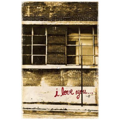 I LOVE YOU - brun 1 I LOVE YOU - brun